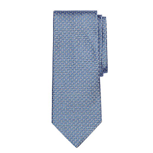 Micro Pine Tie - Light Blue